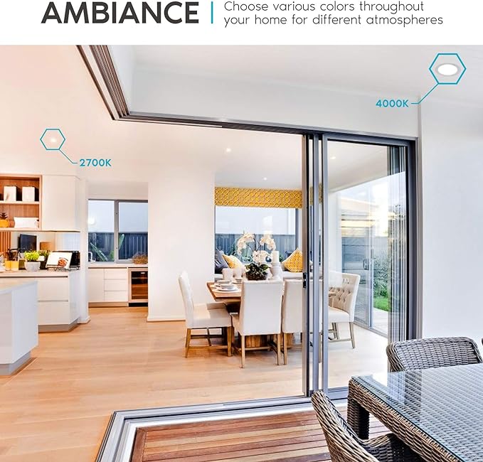 LUXRITE 5/6 Inch LED Recessed Retrofit Downlight, 14W=90W, CCT Color Selectable 2700K | 3000K | 3500K | 4000K | 5000K, Dimmable Can Light, 1100 Lumens, Wet Rated, Energy Star (12 Pack)