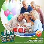 22Pcs Gardening Tools Set for Women Heavy Duty Garden Hand Tools Kit Organizer Gifts for Mom Beginner Gardener Gardening Accessories with Tote Bag/Shovels/Repotting Mat/Plant Labels/Gloves-Dark Green