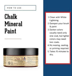 Dixie Belle Paint Company Chalk Finish Furniture Paint - Chocolate (4oz) - Matte Creamy Brown Chic Chalk Mineral DIY Furniture Paint