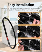 253C1275P001 (Polyv Belt 6:1) Washer Drive Belt Fits for LG, GE, Kenmore Washer and More Replaces EDR5P001X1