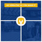 1/2 in. x 6 in. Black Carriage Bolt Kit Includes 12 Bolts, 12 Washers, and 12 Nuts, Ceramic Black Ruspert Coated for Exterior Use - 2X Rust Resistance of Galvanized by Makers Bolt