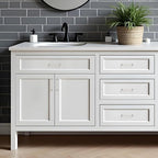 JOY DECOR Cabinet Pulls – 5 Inch Hole Center, Brushed Nickel, 20 Pack, Zinc Alloy Cabinet Handles for Drawers & Cupboard – Vintage Style Hardware for Kitchen, Bathroom, Dresser, Furniture Makeover