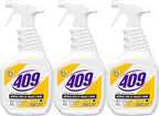 Formula 409 Multi-Surface Cleaner, Spray Bottle, Lemon Fresh, 32 Fluid Ounces, Pack of 3