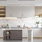 Asidrama 10 Pack 3.75 Inch(96mm) Champagne Bronze Kitchen Cabinet Handles, Cabinet Pulls Kitchen Cabinet Hardware for Cupboard Drawer Pulls