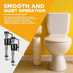 Lasnten 16 Pieces Toilet Fill Valve Toilet Tank Replacement Kit Valve Replacement Kit for Tank and Bowl Water Control