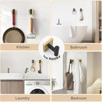 10 Pieces Black Gold Towel Bar Set, 23.6 Inch Bathroom Accessories Set SUS304 Stainless Steel Bathroom Hardware Set Towel Racks for Bathroom Wall Mounted.