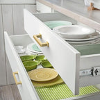 FILTA 3 Inch(76mm) Hole Centers Gold Cabinet Pulls(Set of 10),Gold Cabinet Pulls Zinc Alloy Kitchen Cabinet Handles Cabinet Hardware for Cabinets Cupboard Drawer