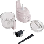 Cuisinart Mini-Prep Plus Food Processor, 24-Ounce Mini Food Processor to Chop Herbs, Vegetables, and Hard Cheese, 24-Ounce Work Bowl, Reversible Stainless Steel Blade, DLC-2APK, Pink