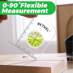 Circular Bubble Level Bullseye Degree Marked Surface Round Spirit Levels Measuring Tool