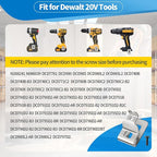 4PCS Belt Clips for Dewalt, Premium 304 Stainless Steel Replacement Clip, with Screws, for Dewalt DCD7771 Compatible with 20V Power Tools for N268241 N086039 DCD980 DCD985 DCD980L2 DCD985L2
