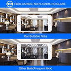 E ENERGETIC LIGHTING Dimmable LED Light Bulbs, 60W Equivalent, Soft White 2700K, 8W 800 Lumens LED Bulbs, E26 Base Standard Light Bulbs, ETL Listed, 12 Packs