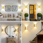 Battery Operated Wall Sconce Light: 5000mAh Rechargeable Motion Sensor Night Light 3 Colors Wireless Sconce Magnetic Closet Lights Motion Sensor Stair Light Indoor LED Wall Light for Bedroom Hallway