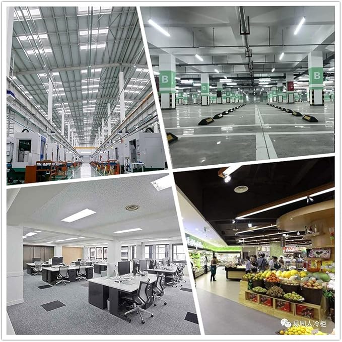 12 pcs 4FT 24W T8 LED Tube Light White Daylight 6000k 4' LED Bulbs Garage Warehouse Shop Light Ballast Bypass G13 Base T10 T12 Fluorescent lamp Replacement AC100-277V Clear Cover
