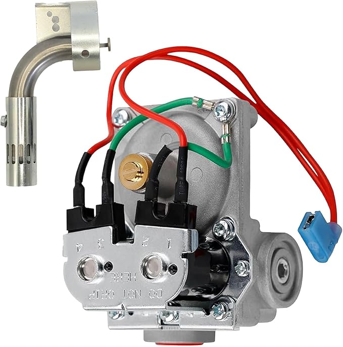 93844 RV Water Heater Solenoid Gas Valve & 91638 Main Burner Kit, Compatible with Atwood 6-Gallon Models G6A-8E, G6A-6E, GCH6-4E, GH6-6E, GCH6A-7E, GC6AA-10E, Replaces# 93844, 93870, 93321, 92078