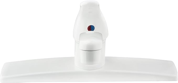 Dura Faucet DF-NMK600-WT RV Swivel Kitchen Sink Faucet (White)