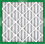 Filterbuy 14x14x2 Air Filter MERV 8 (MPR 700) Dust Defense Replacement (6-Pack), Electrostatic Pleated HVAC AC Furnace Filters, Made in USA (Actual Size: 13.50 x 13.50 x 1.75)