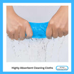 Microfiber Cleaning Cloth for Kitchen & households, Towels for Cars. (300gsm) (Pack of 24 Blue)