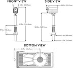 Architectural Mailboxes 7980RZ Roxbury Kit Mailbox, Rubbed Bronze