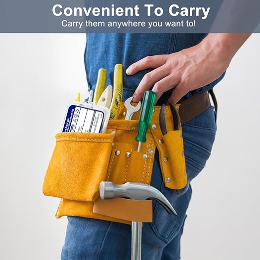 QISHENG 80 PCS #8 Stainless Steel Phillips Flat Head Wood Screws Assortment Set,Stainless Steel 18-8 A2(304) Screw,Home Screw Kit