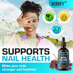 Liquid Collagen & Biotin - Hair Growth Supplement - Hair Skin and Nails Vitamins - Joint Health Supplement - Made in USA - Hair Growth for Women - Natural Liquid Collagen for Women and Men 2 Fl Oz