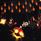 C9 Halloween Orange Replacement Bulbs 25 Pack, C9 Ceramic Orange Incandescent Bulb Christmas Light Bulbs for Halloween String Lights Outdoor Patio Christmas Lighting, E17 Intermediate Base, 7 Watts