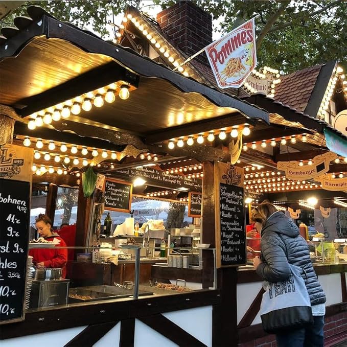 BRIMAX 10 Pack G16.5 Light Bulbs,Dimmable 4W LED Bulbs,Equal to E12 Candelabra Bulb 40W,Small Globe Bulbs 400lm, 2700K Warm White,AC120V,Flicker Free for Ceiling Fans Pendant Chandelier