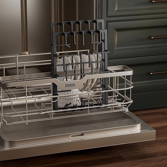 Empava 24 Inch Built-in Gas Cooktop with 4 Sealed SABAF Burners, Tempered Glass Surface LPG/NG Convertible, Flame Out Protection, Dishwasher Safe Grates, 24in