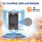 1-Gang New Work Outlet Box, PVC Electrical Box for Switch, GFCI, Dimmer, 22 Cubic Inch, UL Listed, 6 Pack