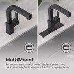 Pfister Arkitek Kitchen Faucet with Pull Out Sprayer, Single Handle, High Arc, Matte Black Finish, LG534LPMB