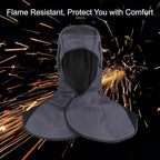 Welding Hood, Light Weight Heat & Abrasion Resistant Head Protector with Neck-Shoulder Drape, Essential Welding Helmet Cape for Men & Women