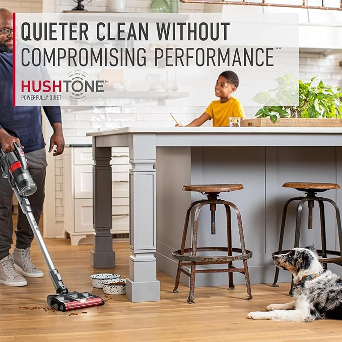 Hoover ONEPWR WindTunnel Emerge Pet Cordless Stick Vacuum Cleaner, Lightweight Stick Vac, Powerful and Quiet Cleaning, Self Standing, No Wall Mount Required, Cordless Vacuum Cleaners for Home Use