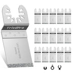 15pcs Grout Remover Tool Carbide Oscillating Multi Tool Blades Diamond Grout Removal Blade Tools for Tile, Concrete, Masonry, Cleaning Mortar