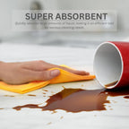 10 Pack Extra Large Original German Holiday Shammy Cloths Chamois Towels Super Absorbent for Pets, Parenting Tool Cleaning for Home and Commercial Use Wholesale Bulk (Red and Green)