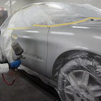 MyLifeUNIT Tape and Drape, 6 Pack Masking Paper for Automotive Painting Covering (66-Feet, 3 Sizes)