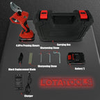 Electric Pruning Shears, 50mm 1.96" Cutting Diameter Cordless Power Pruner with 2Pcs Rechargeable Batteries, Tree Branch Cutter with SK7 High Carbon Steel Blade for Gardening Pruning