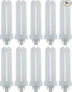 Sunlite PLT42/E/SP41K/10PK 4100K Cool White Fluorescent 42W PLD Triple U-Shaped Twin Tube CFL Bulbs with 4-Pin GX24Q-4 Base (10 Pack)