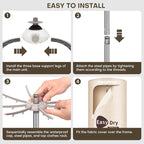 Portable Clothes Dryer 900W - Compact Mini Dryer for Small Apartments, Quick Dry Electric Clothes Dryer with Large Capacity for Dorm, RV, Travel