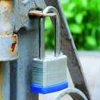 SEPOX® 2PCS Heavy Duty Padlock Keyed Alike, 40MM 1-9/16" Laminated Steel Lock Body, 2-3/8" Extra Long Shackle, Ideal for Gym Locker, Sheds, Gate, Warehouse, Tool Box, Hasp (4 Keys Same)