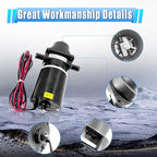 37041-0010 Toilet Pump Assembly Kit, Marine and RV Electric Toilet Macerator Sub Assembly Kit Compatible with Jabsco 37010-, 12V