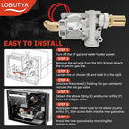 92078 Gas Valve, 6 Gallon RV Water Heater Gas Valve Fit for Dometic Atwood G6A G610 GC6A GC6AA GCH6 GCH6A GH610 G9 GEH9 Water Heater Parts, 93870 93869 93844 OEM SVC Valves Assembly 6 Gal