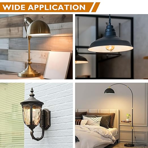 E26 Porcelain Lamp Socket with Rotary Knob Switch - High Temperature Resistance, UL Listed, 250V 250W for Safe Lighting Replacements (3 Pack)