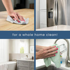 S&T INC. 100 Pack Microfiber Cleaning Cloth, Edgeless Bulk Towels for Home, Reusable Microfiber Towels for Cars, Cleaning Rags, Assorted, 11.5 Inches x 11.5 Inches, 100 Count