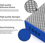 1pcs Diamond Hand Polishing Pads for Ceramic Tile Glass Grinding,Sanding Blocks Polishing 100#