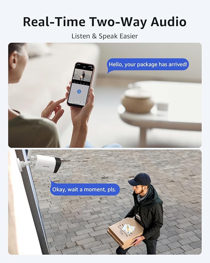 ANNKE Wireless Security Camera System, 16CH 4K WiFi NVR Kit, 12Pcs 3MP CCTV Home Surveillance Cam for Indoor/Outdoor, 2-Way Audio, Night Vision, Weatherproof IP66, Motion Detection, 2TB Hard Drive