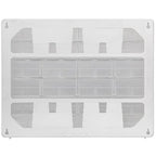 Akro-Mils 24-Drawer Plastic Drawer Storage Cabinet for Garage Organization, Bead Organizer, Building Bricks Storage, Teacher Toolbox, Makeup Organizer, 20" W x 6" D x 16" H, 10124 White