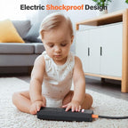 Outdoor Power Strip Weatherproof, IPX6 Waterproof Surge Protector with 4 Wide Outlets, 1875W/15A Overload Protection Switch, 10FT Extension Cord, Wall Mountable for Indoor Outdoor, UL FCC Listed