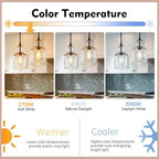 8 - Pack Dimmable Vintage LED Edison Bulbs, E26 LED Bulb 60 Watt Equivalent, Warm White 2700K, ST19/ST58 Antique Spiral Filament Decorative Light Bulb.