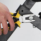 DOWELL Lineman's Pliers - 8 Inch Combination Pliers with Cutter, Nickel Chromium Steel Construction, Professional Handle