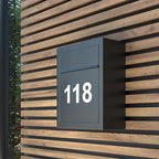 Reflective Mailbox Numbers Sticker Decal Die Cut Classic Style Vinyl Waterproof Number Self Adhesive 5 Sets (3" x 5 set) for Signs, Door, Cars, Trucks, Home, Business, Address Number (3inch, 5 sets)