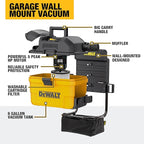DEWALT Portable 6 Gallon 5 Horsepower Wall-Mounted Garage Wet Dry Vacuum Cleaner DXV06G